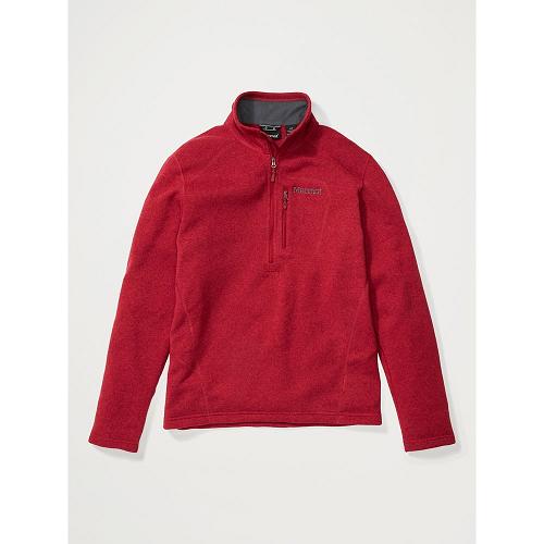 Marmot Drop Line Fleece For Mens Dark Red LTN736015